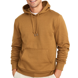 Sweat-shirt à capuche surdimensionné en molleton français de haute qualité pour homme, style streetwear, épaules tombantes - Product Image 1