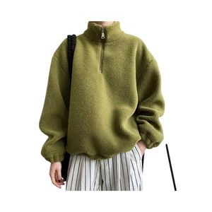 Sudadera de Forro Polar Sherpa para Mujer, Más Vendida, 100% Poliéster, Color Sólido Personalizable, Tejido Transpirable de 300g, con Media Cremallera - Product Image 5
