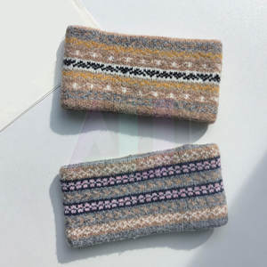 Bandeau en tricot doux pour femmes, extensible, confortable, chaud, à porter au quotidien, en extérieur et en intérieur - Product Image 4