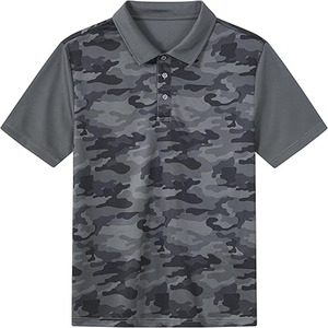 custom oem Camo Design Polo Shirts for <b>Men</b> made by <b>Dress</b> Sports - Product Image 3