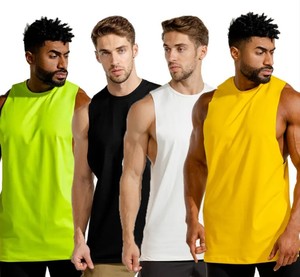 Men's Casual Fitness Breathable Slim Sports Summer <b>Sleeveless</b> Tank <b>Top</b> 100% Cotton Quick Dry Gym - Product Image 2