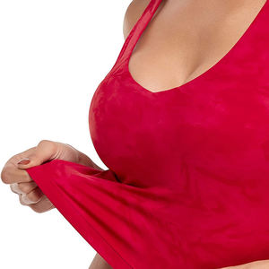 Ropa deportiva clásica Sujetador deportivo Top Fitness hecho a medida en blanco Causal Gym Sports Bra para mujer - Product Image 5