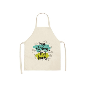 100% Pure Cotton Latest Design Customized Colour Cooking <b>Kitchen</b> <b>Apron</b> For Sale Indian Manufacturer - Product Image 3