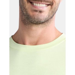 Beige 300g Camiseta de manga corta de algodón pesado Verano Cuello redondo Camisa suelta y base para hombres Mujeres Camiseta básica - Product Image 3