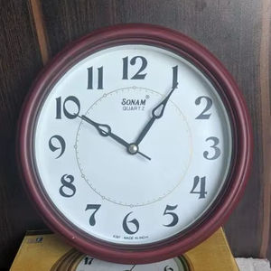 Reloj de Pared Analógico Clásico 6387, Redondo de Plástico, para Regalo, Aniversario, Oficina, Hogar, Hotel, Calidad Premium, Multiusos, en Existencia - Product Image 2