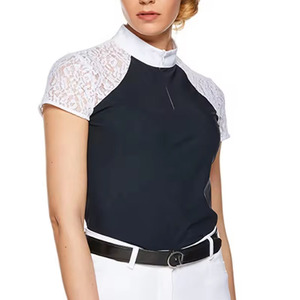 Mode dames vêtements équestres séchage rapide chemises de spectacle vêtements d'équitation femmes chemises meilleure qualité fabrication chemise de spectacle - Product Image 3