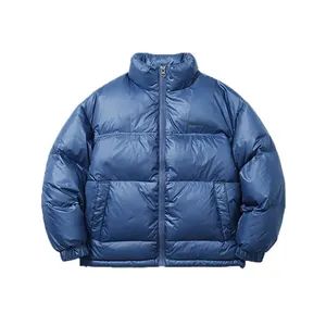 wholesale Bandana Printing Paisley PufferJackets Coat Men High Street Fashion Windproof Warm Bubble Jacket Coat For Men