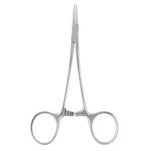 Chất lượng cao muỗi forceps 5.5 "kim loại thép satin đánh bóng hoàn thành tự khóa thẳng phẫu thuật forceps