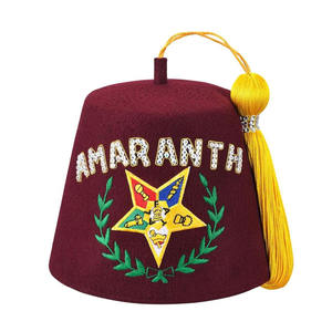 Sombrero de Fatiga Masónico para Comandante Pasado de los Caballeros Templarios, Bordado en Metal Dorado, Oferta Limitada, Fabricación 2026 - Product Image 2