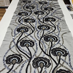 ผ้าทอตาข่ายปักลูกปัด3D สำหรับชุดสตรีและโครงการเย็บปักถักร้อย - Product Image 1