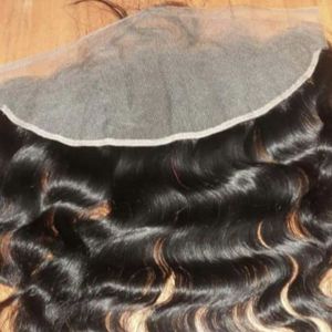 Vente en gros 100% vierge indienne bouclée 13x4 dentelle transparente frontale 100% extensions de cheveux humains bruts du meilleur fournisseur - Product Image 2
