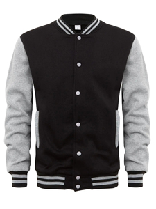 Veste de baseball letterman personnalisée XL en laine de haute qualité pour hommes hiver éponge française épaisse broderie polaire style universitaire - Product Image 4