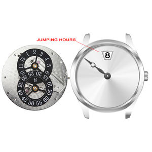 Montre-bracelet mécanique de luxe haut de gamme pour homme, mouvement automatique, cadran guilloché violet rétro, personnalisable - Product Image 3