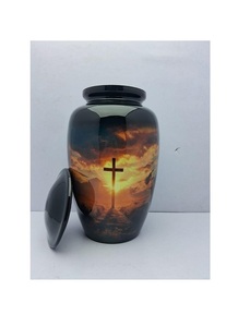 Urna Funeraria de Aluminio Estilo Americano para Adultos, Capacidad de 220 Pulgadas Cúbicas, Diseños Personalizables, Precio al por Mayor - Product Image 3