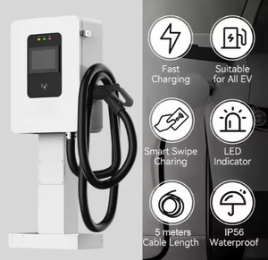 เครื่องชาร์จรถยนต์ไฟฟ้าแบบเร็ว YIXINDIAN 20/30/40 กิโลวัตต์ ได้รับการรับรองมาตรฐาน CE 3 เฟส แบบ DC รองรับ Ocpp RFID Wifi GBT Ccs1 Ccs <span class=keywords><strong>2</strong></span> สำหรับรถยนต์ - Product Image 3