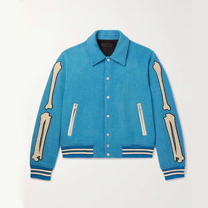 Wool Varsity <b>Jacket</b> Wholesale OEM Custom Logo Varsity <b>Jacket</b> - Product Image 2