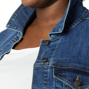 Street Wear Hiver Utilisation Jeans Veste Pour Les Femmes À Bas Prix Nouvelle Arrivée Femmes Jeans Veste En Gros - Product Image 6