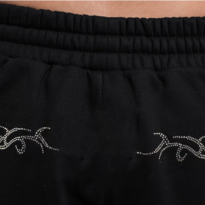 High Waist Glitter Rhinestone <b>Shorts</b> Sparkle Design <b>Slim</b> <b>Fit</b> Fashion OEM Bulk Ready Now - Product Image 4