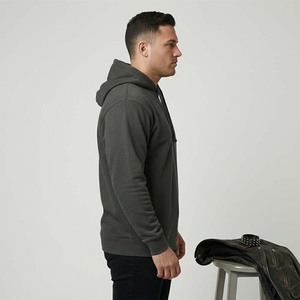 Sweat à capuche Heavy Metal Gothic avec impression graphique 3D métallique, effet délavé vintage, streetwear, 100% coton, écologique - Product Image 3