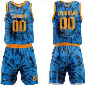 Conjunto de Uniforme de Baloncesto Sublimado Personalizado, Ropa Deportiva Informal para Adultos, Jersey Transpirable Antibacterial con Nombre del Equipo Estampado - Product Image 3