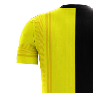 Camiseta de Fútbol de Venta Directa de Fábrica, Transpirable, Ligera, de Manga Corta, Cuello en V, 100% Poliéster - Product Image 6