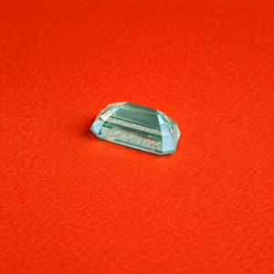 Diamant bleu clair de taille émeraude cultivé en laboratoire certifié IGI 1 à 4 carats VS1-VS2, diamant non monté pour la création de bijoux fins - Product Image 2