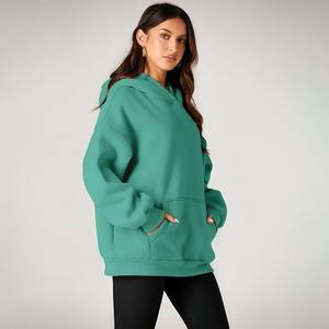 Nardon ropa al por mayor personalizado flor bordada invierno sudaderas con capucha de gran tamaño pulóver sudaderas 100% algodón transpirable mujeres - Product Image 5
