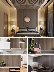 Paneles de Pared Modernos Premium AOLO para Interiores y Exteriores, Impermeables, Decorativos, Ignífugos, de WPC, con Diseño de Listones de Madera, Garantía de 5 Años - Product Image 6
