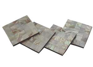 Posavasos de Nácar de Primera Calidad, Diseño Floral de Concha, Estilo Bohemio, Hecho a Mano para Mesas de Madera y Mármol, Precio al por Mayor, India - Product Image 4