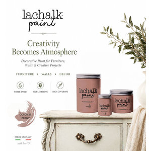 22 PEONY 5 ลิตร ลาชัค  สีชอล์กยุคใหม่ ที่ผสมผสานระหว่างชอล์กและเรซิ่น: สีชอล์กเรซิ่นไฮบริด ผลิตในอิตาลี - Product Image 1