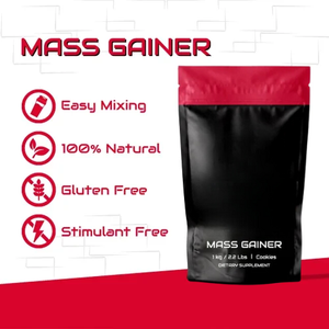 Polvo Ganador de Masa Muscular con Sabor a Vainilla de Primera Calidad, 1 Kg, para Aumento Muscular, Sin Gluten, para Adultos, Culturismo, de Exportador Indio - Product Image 3