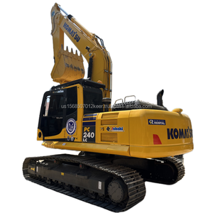 Excavadora de orugas hidráulica usada Komatsu recién llegada, motor y motor japonés Original de 24 toneladas con certificación CE ISO - Product Image 1