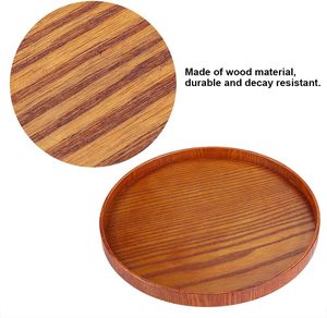 Vendeur Recommandé Noir Brun Acacia Bois Plateau Métal Fer Poignée Personnalisé Dernière Conception Plateau de Service pour Cuisine Maison Décorative - Product Image 5