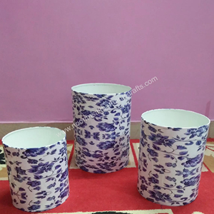 Macetas de Metal con estampado de esmalte de hierro para jardín hechas a mano, soporte de maceta de Metal de hierro de nuevo diseño con flores artificiales - Product Image 5