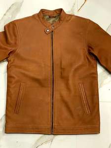 Chaqueta de Cuero para Hombre con Logotipo de Marca Moderna, Cuello Alto, Tela de Lona, Impermeable, Transpirable, Invierno, Calidad Confiable, la Más Demandada - Product Image 4