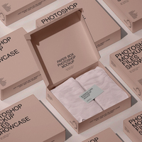 Boîte Postale Pliante en Carton Ondulé Personnalisée avec Design Imprimé, Écologique pour Expédition