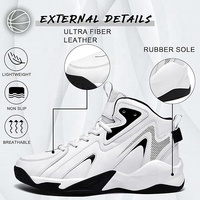 Nouvelles Chaussures de Basketball pour Hommes, Modèle Designer, Professionnelles, Décontractées, Montantes, Légères et Respirantes, Printemps-Été