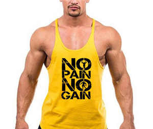 Camiseta muscular de gimnasio para hombre, camisetas sin mangas transpirables de secado rápido para Fitness, culturismo, diseño informal sin mangas - Product Image 6