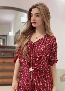 Caftán bohemio elegante bordado para mujer, colección única, manga tres cuartos hasta el suelo, vestido de novia Sexy de verano - Product Image 5