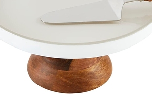 Venta al por mayor elegante madera y mármol pastel Stand logotipo personalizado disponible en el mejor precio - Product Image 5
