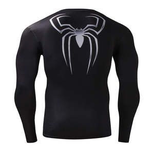 Vêtements de sport de haute qualité en gros Rash Guard ODM Manches longues Protection pour hommes Respirant Couleurs et tailles personnalisées - Product Image 3