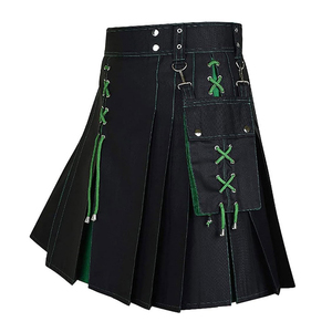 Kilts escoceses de bolsillo de nueva moda para Falda corta de hombre Kilt Práctico tradicional falda de hombre Kilt - Product Image 2