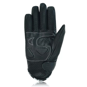 Gants de motocross en cuir légers à doigts entiers, respirants, à enfiler, unisexes, pour la conduite en extérieur - Product Image 3