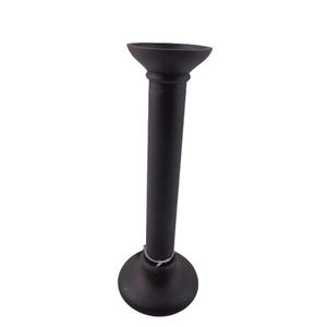 Bougeoirs en métal pour la décoration de la maison, lot de 2 bougeoirs en aluminium de couleur marron cuivré pour la décoration de mariage faite à la main - Product Image 3