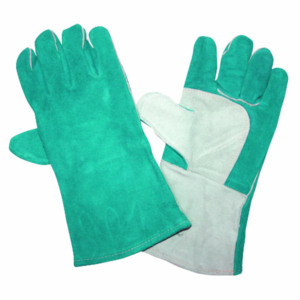 Gants de sécurité en cuir de vachette pleine fleur de qualité supérieure, anti-vibration, respirants, ignifuges, résistants à la chaleur et aux étincelles de soudage - Product Image 5