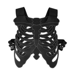 OEM marque privée hommes court PU gilet fonctionnel maille multi-poches tactique hip-hop vêtements d'extérieur fermeture à glissière pour le printemps noir - Product Image 6