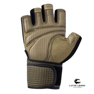 Guantes de gimnasio de cuero OEM, entrenamiento de levantamiento de pesas personalizado de primera calidad, fabricante de fábrica ODM, proveedor confiable - Product Image 6