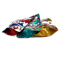 Sachets Doypack en polyéthylène personnalisés avec logo, design doux au toucher, 3,5 g, sacs Mylar imprimés, emballage alimentaire anti-odeur pour bonbons