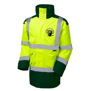 Ropa de trabajo personalizada de alta visibilidad, chaleco de seguridad transpirable con cinta reflectante de dos tonos, chaqueta de seguridad en el sitio de construcción - Product Image 6