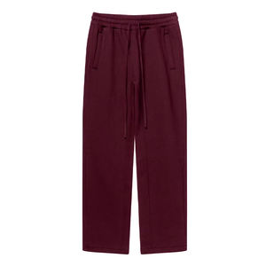 กางเกงวอร์มผ้าฟลีซผ้าฝ้ายสำหรับผู้ชายกางเกงผ้าฟลีซปักลายพระอาทิตย์สีตามสั่ง - Product Image 2